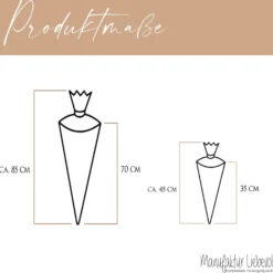 Personalisierte Rosa Stoff Schultüte Katze Mädchen Name Blumen Boho Vintage Einschulungstüte Zuckertüte 70 cm | Optional mit Füllkissen und Spitzenschutz