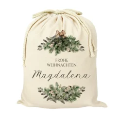 Personalisierter Weihnachtssack zum Befüllen für Erwachsene und Kinder zu Weihnachten