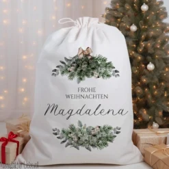 Personalisierter Weihnachtssack zum Befüllen für Erwachsene und Kinder zu Weihnachten