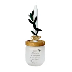 Personalisiertes Glas Geschenk mit Namen für Erzieherin als Abschiedsgeschenk und Dankeschön von Kita Kindern