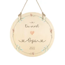 Personalisiertes Holzschild