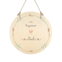 Personalisiertes Holzschild