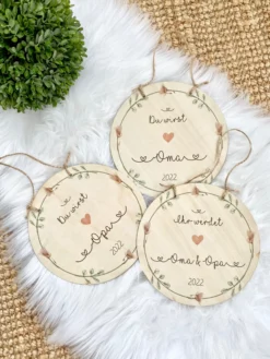 Personalisiertes Holzschild