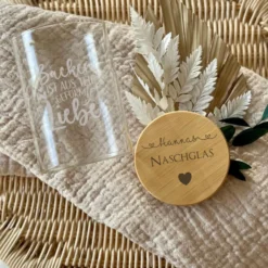 Personalisiertes Naschglas für Plätzchen und Kekse, Keksglas mit Wunschgravur