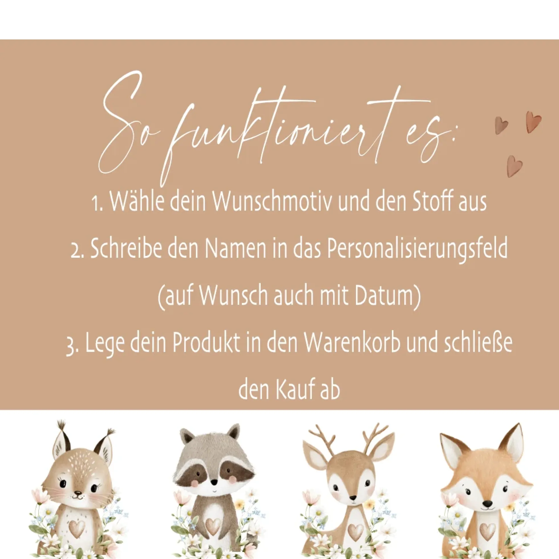 Personalisierte Stoff Schultüte mit Namen – Süße Waldtiere Motive & Boho-Details – Handgemacht zur Einschulung