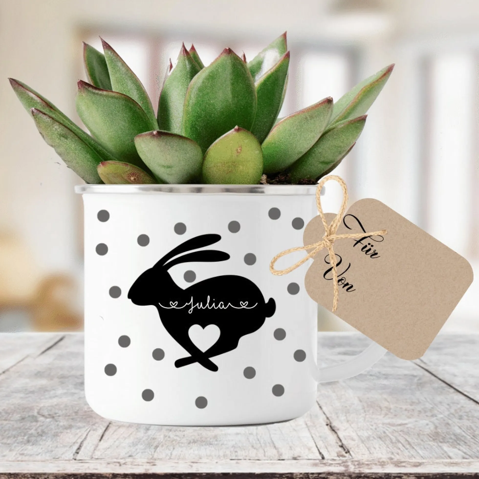 Personalisierte Tasse "Frohe Ostern" mit dem Namen | Originelle Geschenkidee zum Osterfest | Perfektes DIY Geschenk zum selber Gestalten | 3 Motivvarianten zur Auswahl
