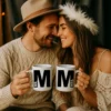 Personalisierte Tasse mit Buchstabe & Name | Keramik Kaffeetasse A–Z