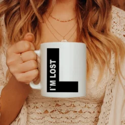 Personalisierte Tasse mit Buchstabe & Name | Keramik Kaffeetasse A–Z