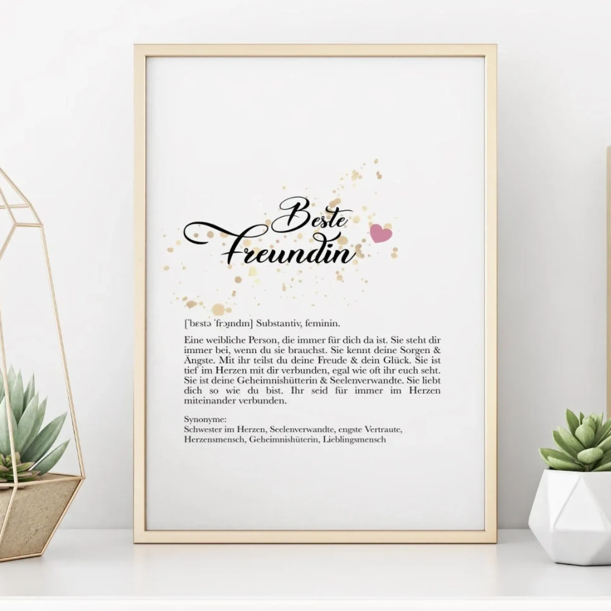 Poster "Papa" mit Definition | Besonderes Geschenk für Väter | 9 Motivvarianten zur Auswahl