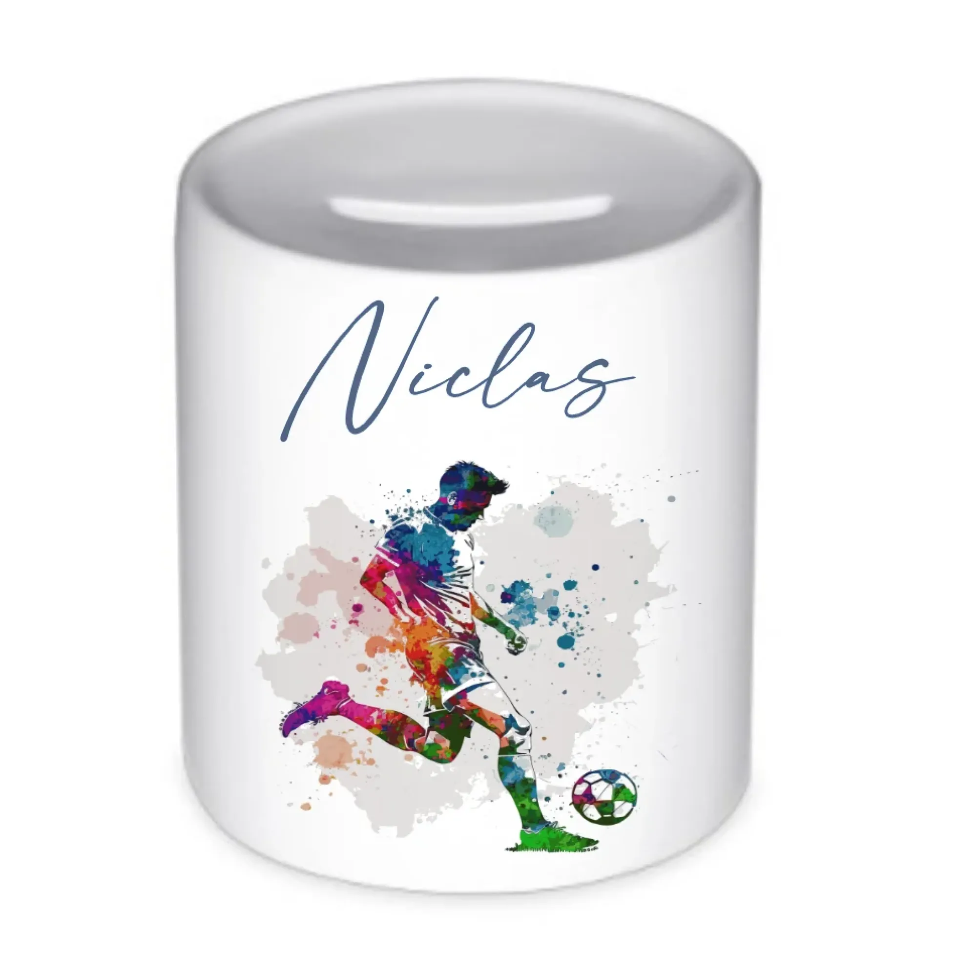 Spardose "Astronaut" mit Namen für Jungen | Geschenk für Kinder Teenager | Personalisiertes Geldgeschenk I Geschenkidee zum Geburtstag | 10 Motive zur Auswahl