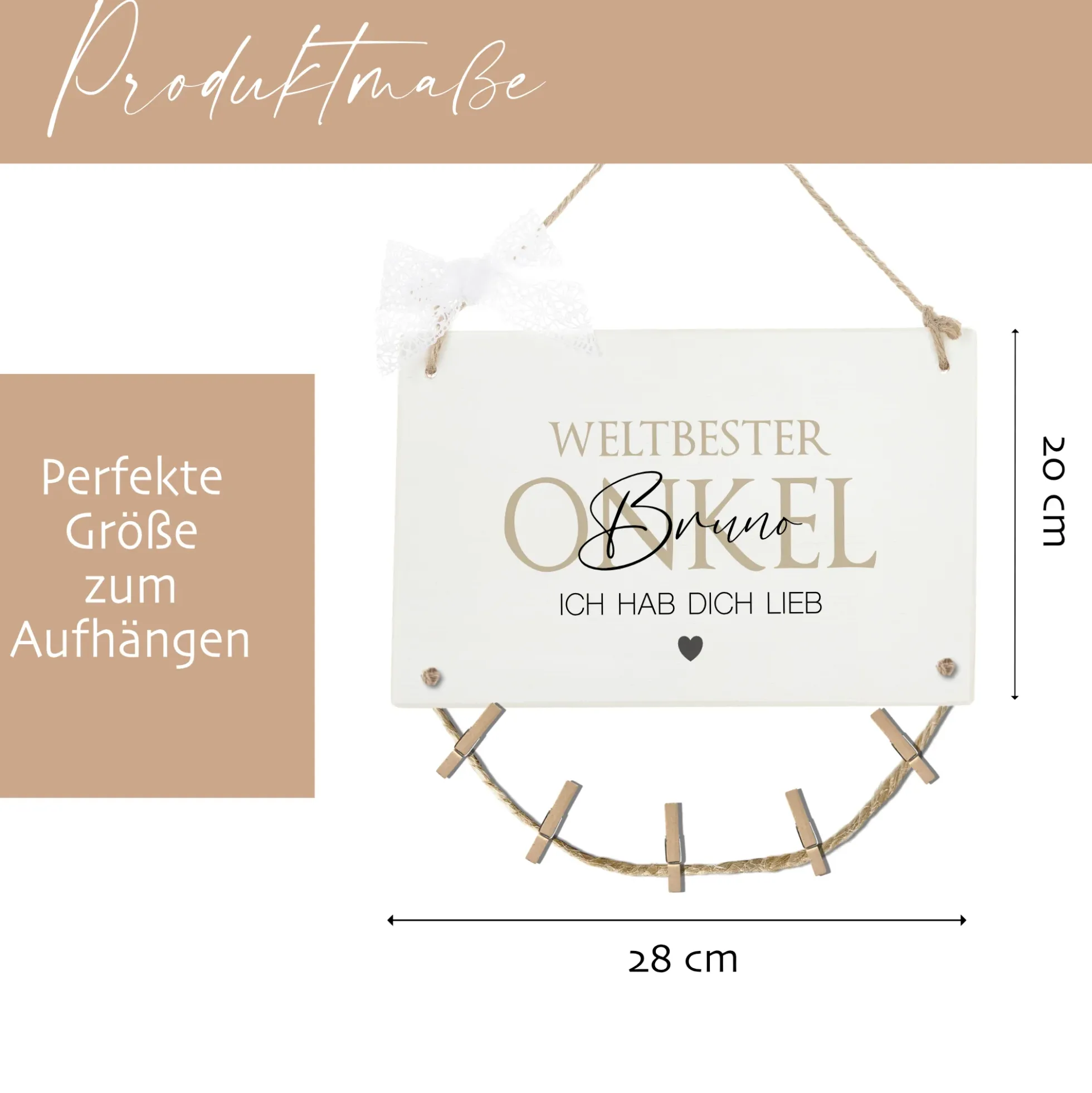 Tante Geschenk Geburtstag Onkel Geburtstagsgeschenk Namen Fotogeschenk personalisiert