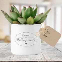 Tasse aus Emaille 