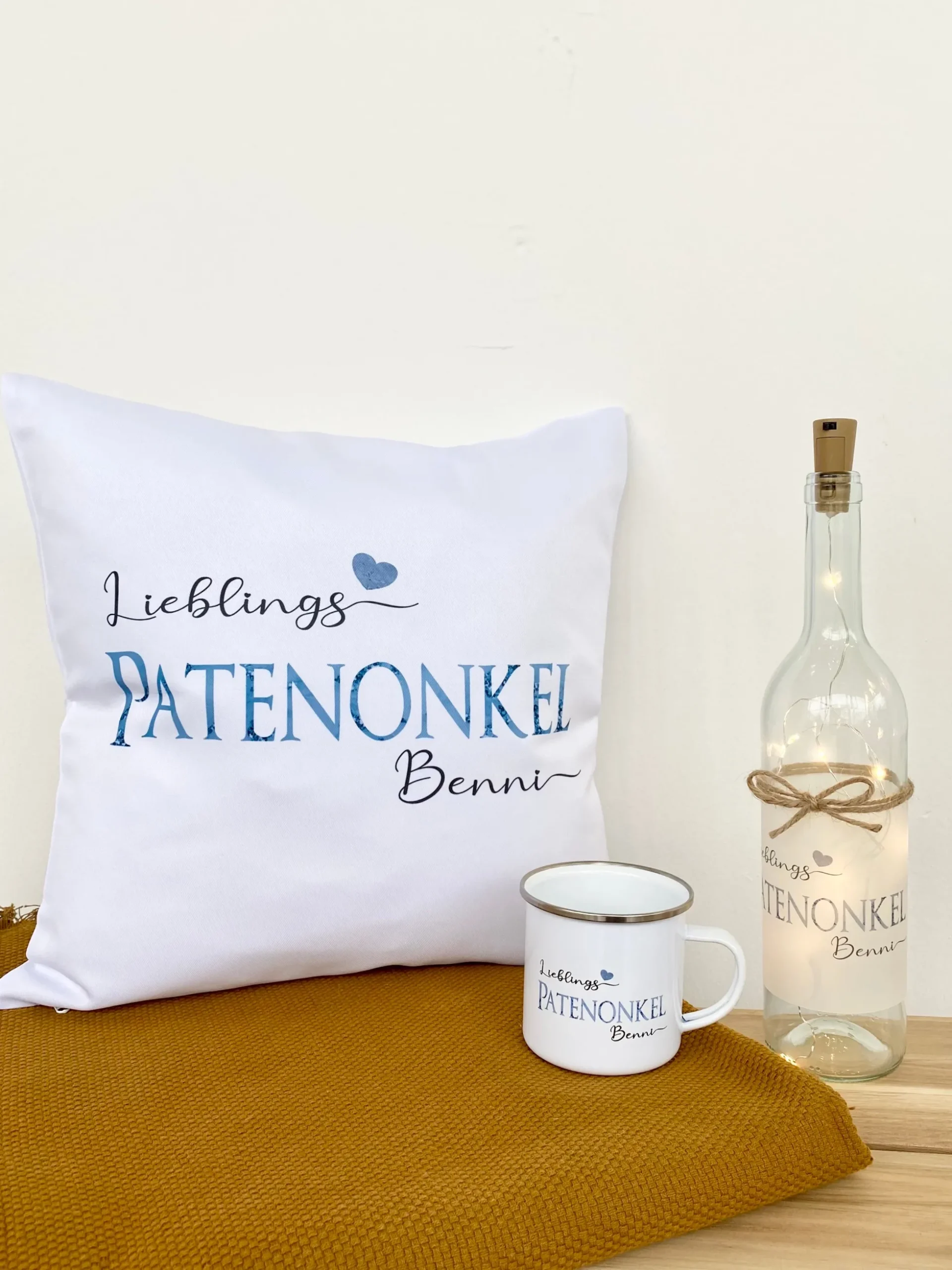 Tasse für den Patenonkel | Personalisiertes Geschenk mit Namen | 3 Produktvarianten zur Auswahl
