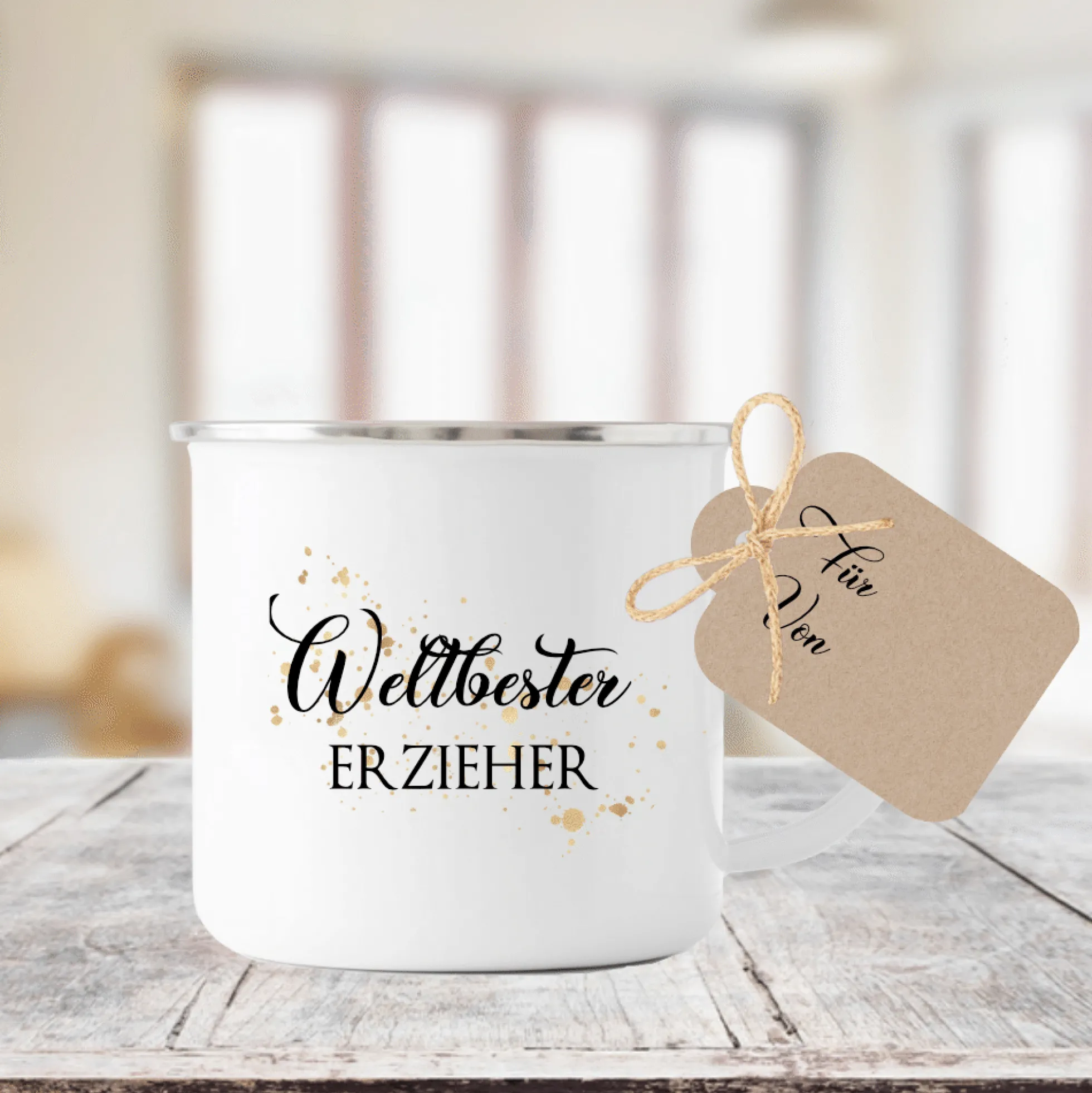 Tasse für den Weltbesten Erzieher | Kleine Geschenkidee für den Erzieher als Dankeschön | 12 Motivvarianten zur Auswahl
