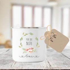 Tasse "Für den Weltbesten Opa" | Originelle Geschenkidee für Großväter | inkl. Geschenkanhänger zum Beschriften | 2 Motivvarianten zur Auswahl