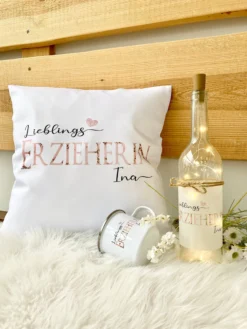 Tasse "Lieblingserzieherin" personalisiert mit dem Namen der Erzieherin | Sinnvolles und besonderes Geschenk | Perfekte Geschenkidee als Dankeschön und zum Abschied | 3 Produktvarianten zur Auswahl