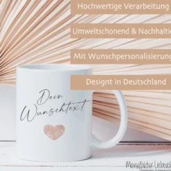 Tasse mit deinem Wunschtext und oder Name personalisieren | Kaffeetasse aus Keramik