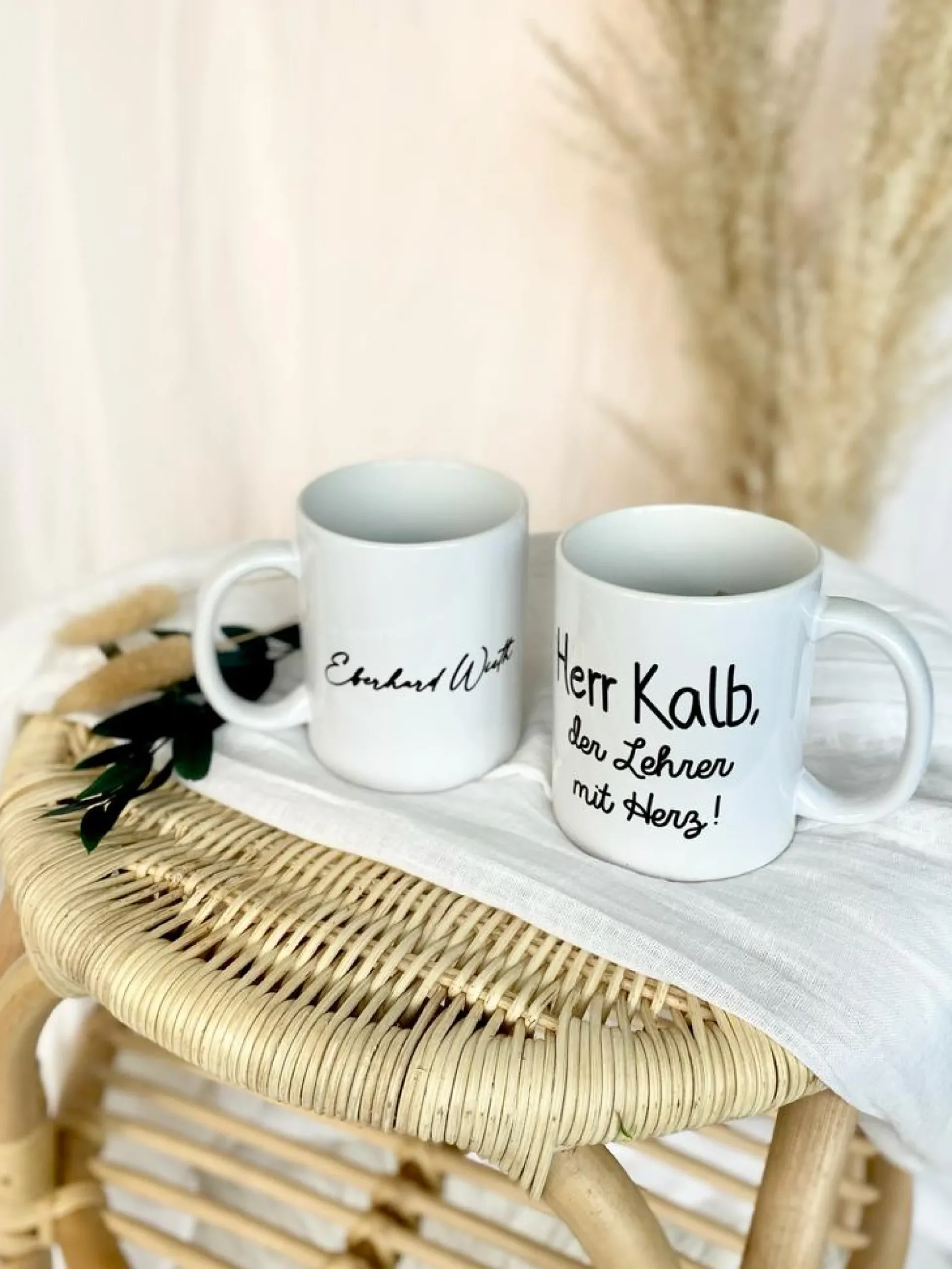 Tasse mit Namen und Schriftzug aus Keramik | Geschenk für Frauen und Männer | Personalisierung individuell anpassbar | 6 Motivvarianten zur Auswahl