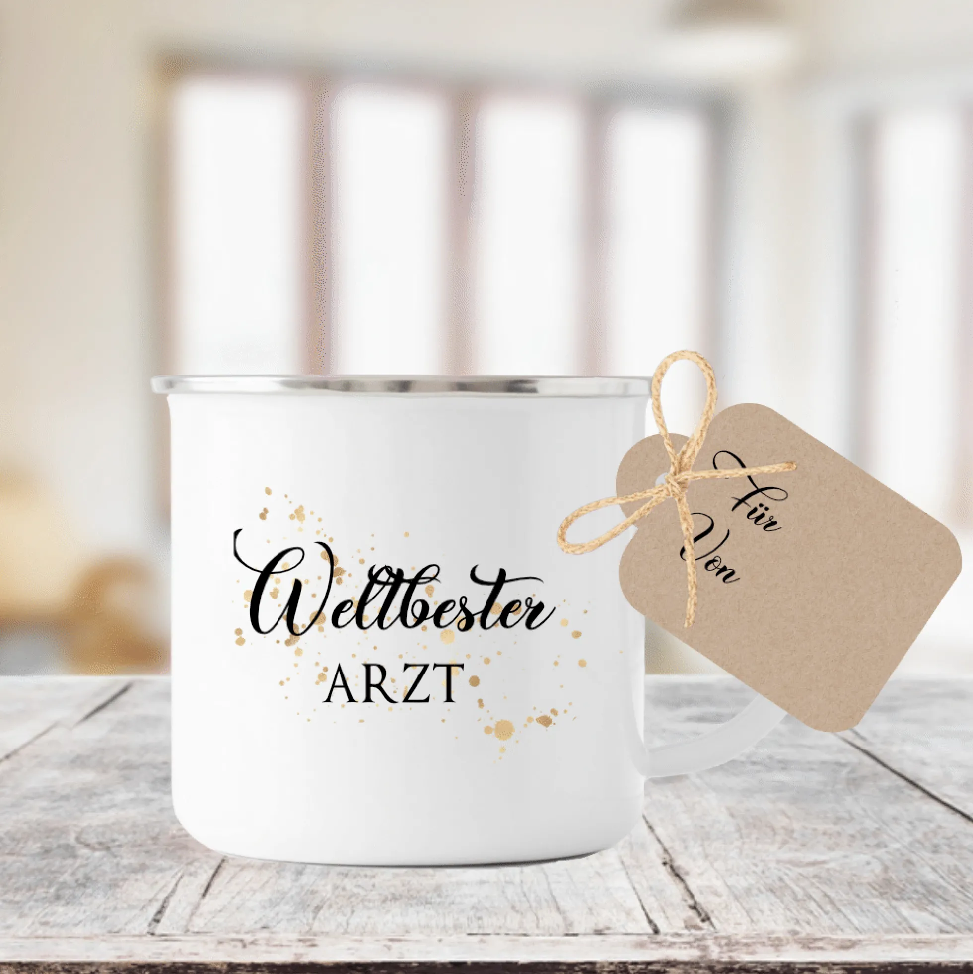 Tassengeschenk "Weltbester Arzt | Wertschätzendes Dankeschön u. tolles Geschenk um Danke zu sagen | 12 Motivvarianten zur Auswahl