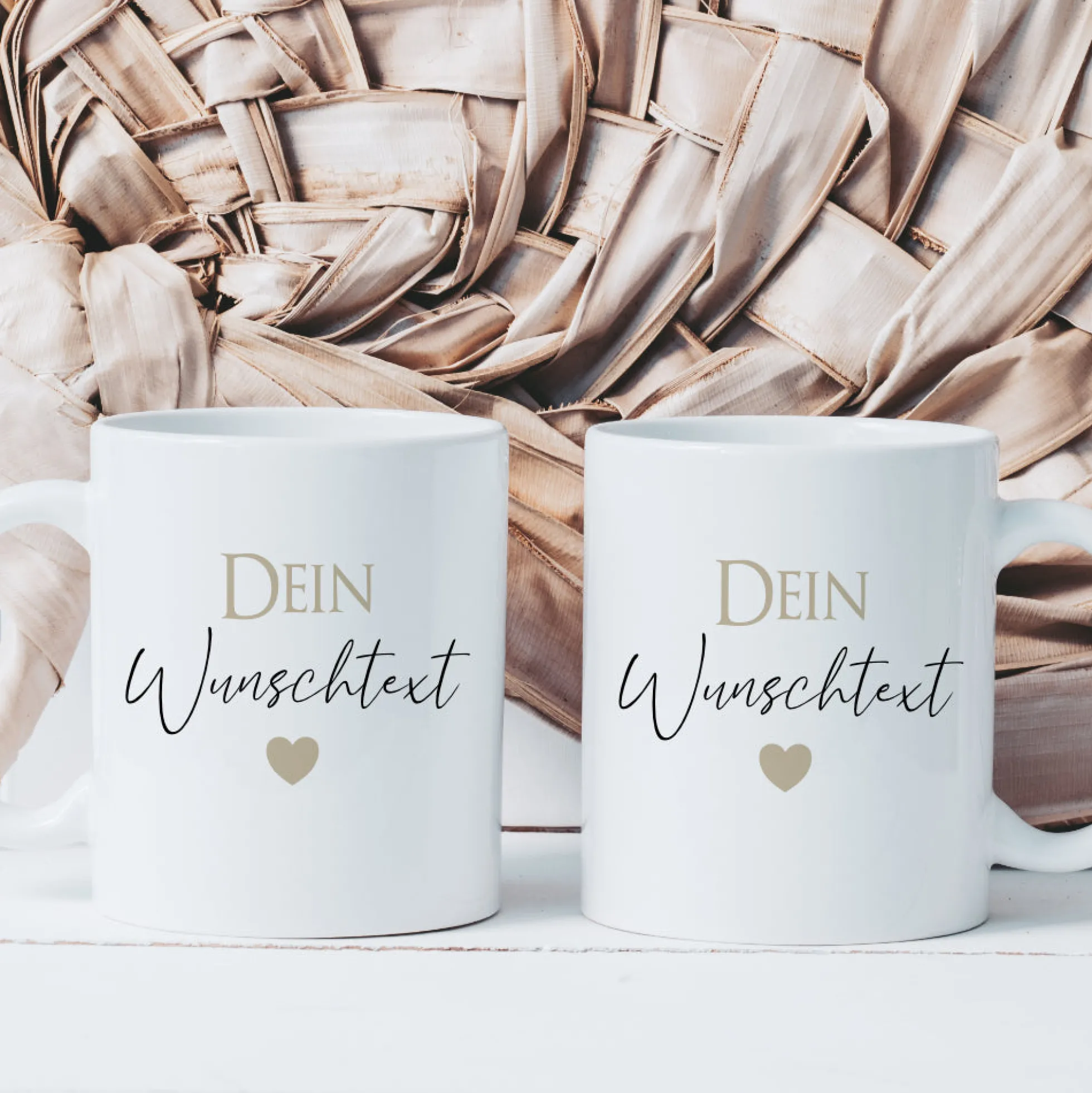 Tasse personalisiert, Kaffeetasse mit Wunschtext, Namen aus Keramik
