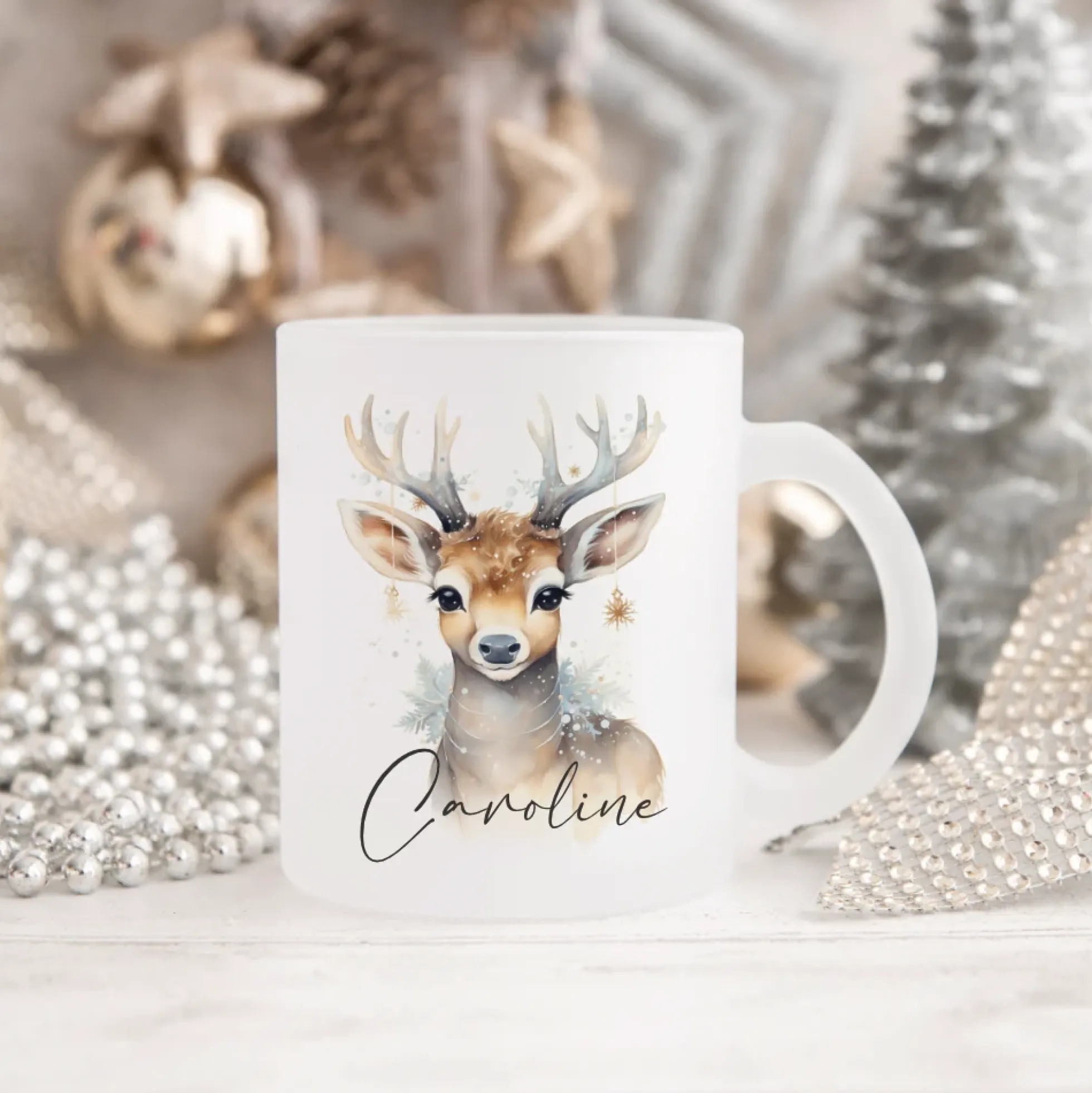 Tasse Weihnachten Personalisiert Glühwein Geschenk Weihnachtspunsch Wichtelgeschenk Nikolaus Glastasse Frau Freundin | Große Motivauswahl