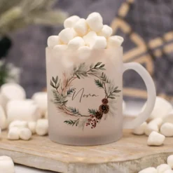 Tasse Weihnachten Personalisiert Glühwein Geschenk Weihnachtspunsch Wichtelgeschenk Nikolaus Glastasse Frau Freundin | Große Motivauswahl