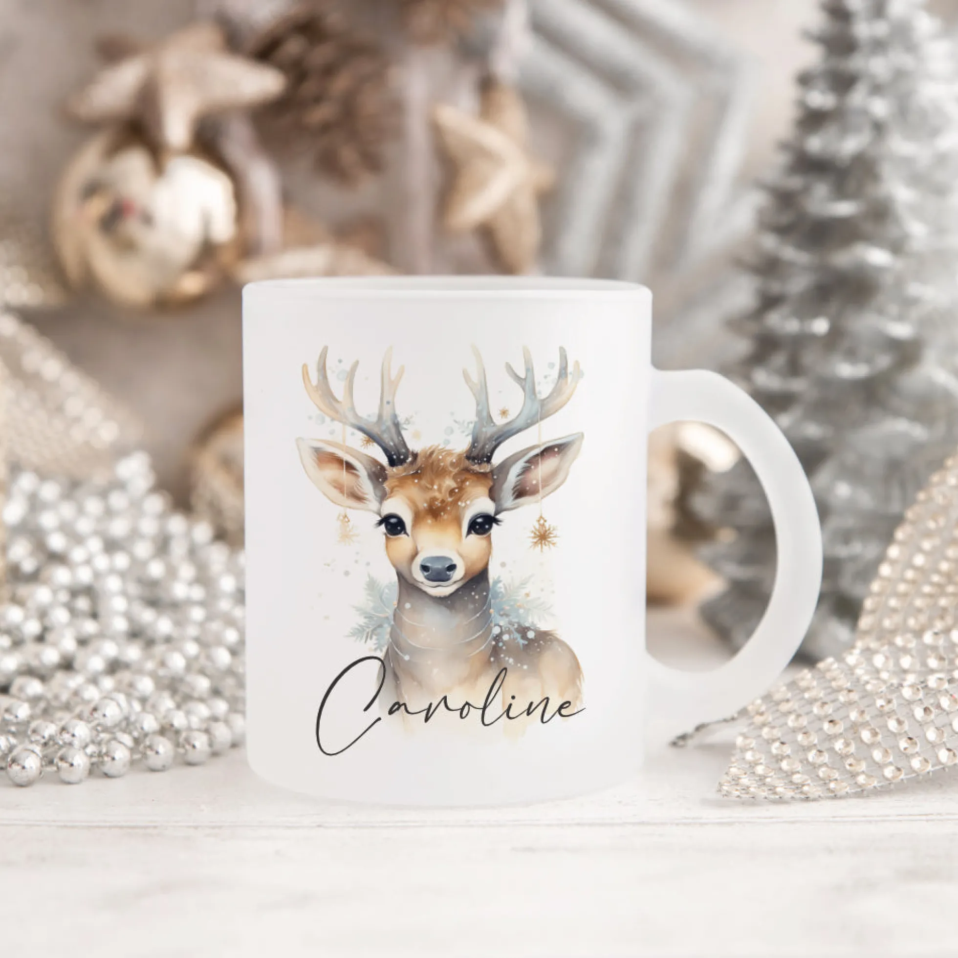 Tasse Weihnachten Personalisiert Glühwein Geschenk Weihnachtspunsch Wichtelgeschenk Nikolaus Glastasse Frau Freundin | Große Motivauswahl