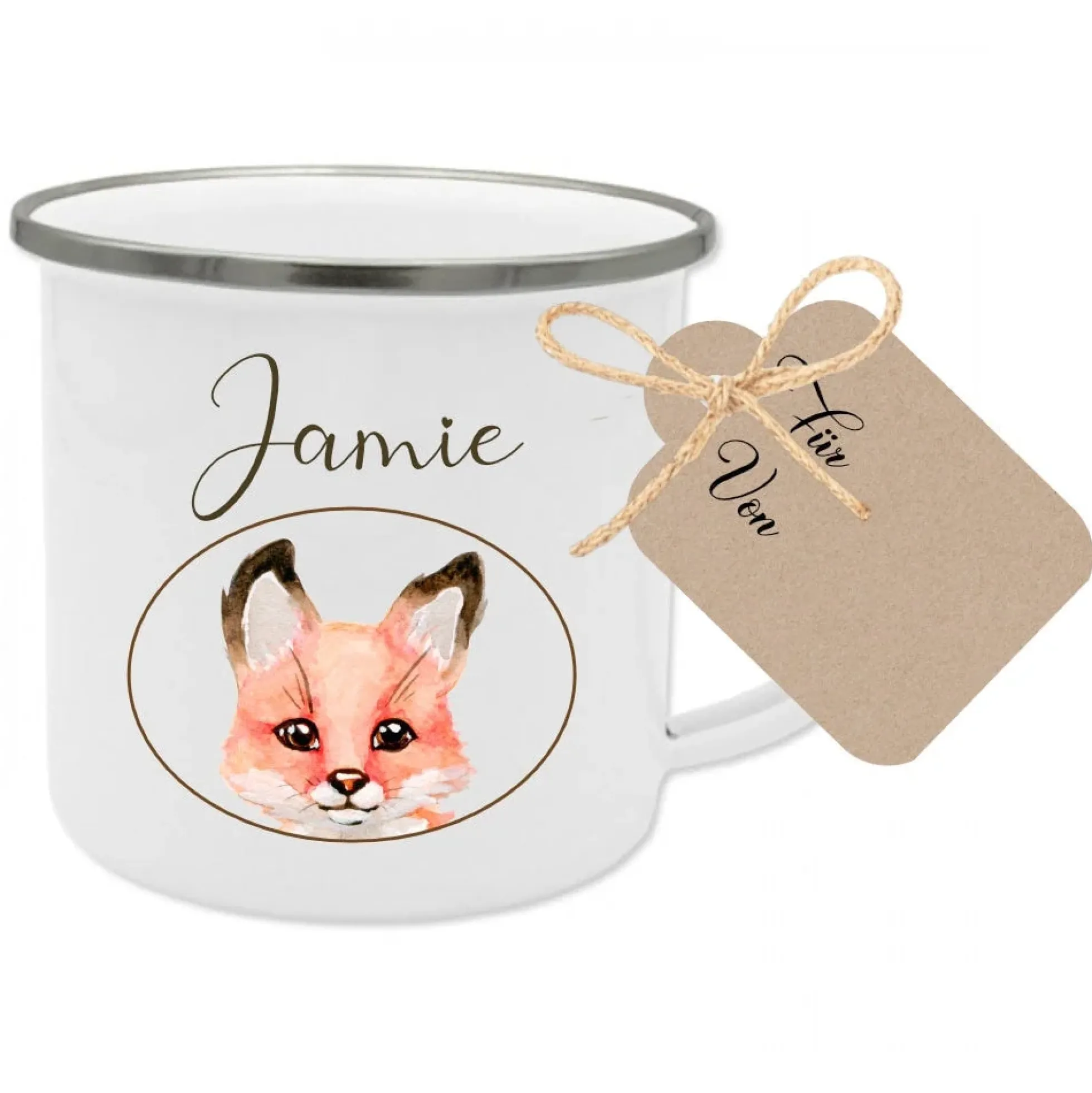 Tolle Tasse für Kinder mit einem braunen Hasen u. dem Namen des Kindes | Liebevolle u. personalisierte Geschenkidee für Jungen u. Mädchen | 5 Motivvarianten zur Auswahl