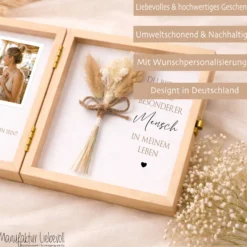Trauzeugin Trauzeuge fragen Geschenk | Hochzeit Geschenk personalisiert | Willst du meine Trauzeugin / mein Trauzeuge sein I Foto Holzbox
