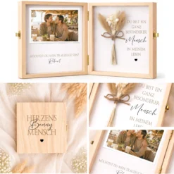Trauzeugin Trauzeuge fragen Geschenk | Hochzeit Geschenk personalisiert | Willst du meine Trauzeugin / mein Trauzeuge sein I Foto Holzbox