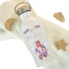 Trinkflasche "Elfe - Fee" für Mädchen mit Namen personalisiert | Thermosflasche aus Edelstahl mit Bambusdeckel für Kinder Teenager Schule Kita 500ml