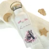 Trinkflasche "Pferd" für Kinder mit Namen personalisiert | Thermosflasche aus Edelstahl mit Bambusdeckel für Mädchen Teenager | 500ml