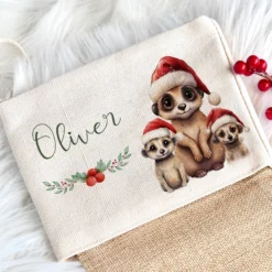 Weihnachtsstrumpf Pferd für Mädchen u. Teenager mit Namen zum Nikolaus und Weihnachten personalisiert | Nikolausstrumpf Pony Geschenkidee für Kinder I 7 Motivvarianten zur Auswahl