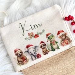 Weihnachtsstrumpf Pferd für Mädchen u. Teenager mit Namen zum Nikolaus und Weihnachten personalisiert | Nikolausstrumpf Pony Geschenkidee für Kinder I 7 Motivvarianten zur Auswahl