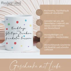 Witzige Tasse Konfetti