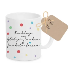 Witzige Tasse Konfetti
